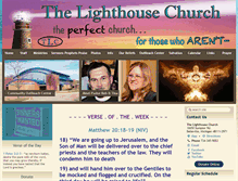 Tablet Screenshot of bellevillelighthousechurch.org